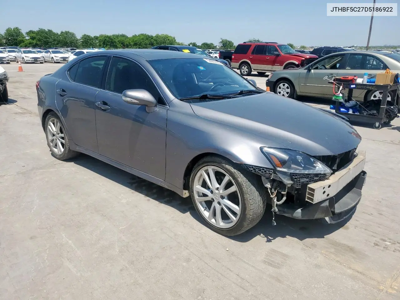 2013 Lexus Is 250 VIN: JTHBF5C27D5186922 Lot: 56960025
