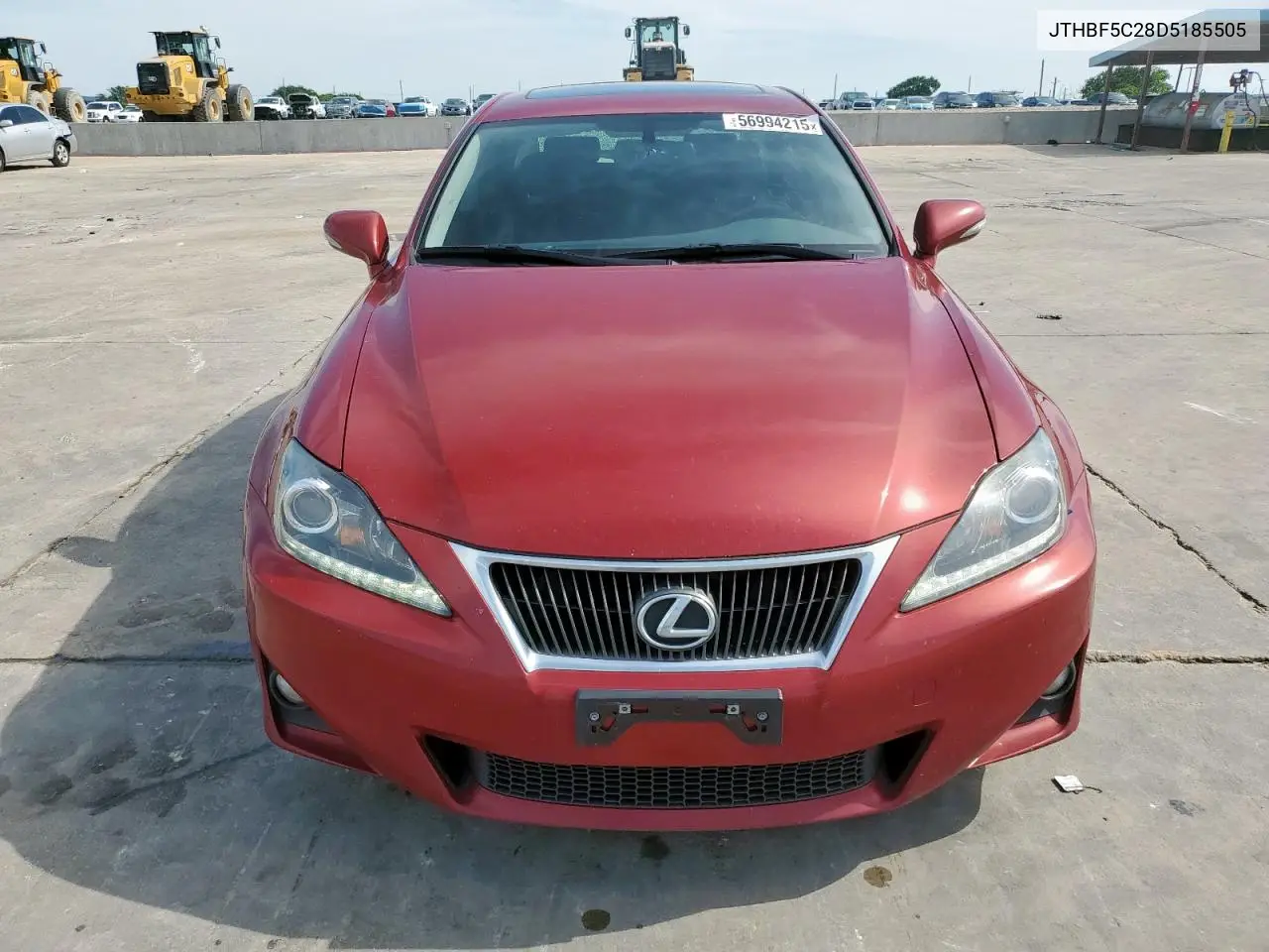 2013 Lexus Is 250 VIN: JTHBF5C28D5185505 Lot: 56994215