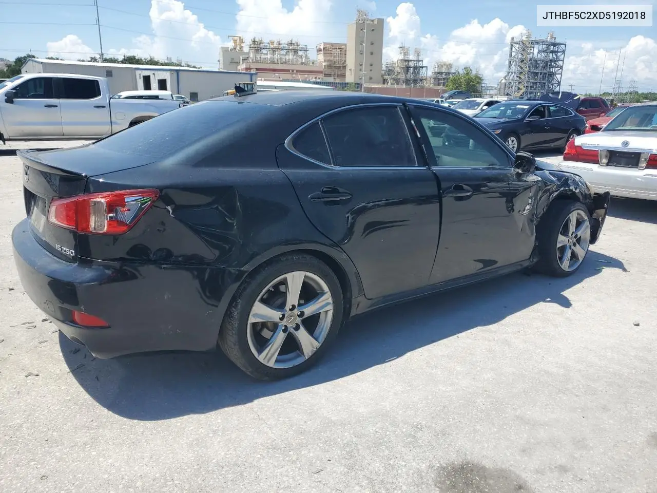 2013 Lexus Is 250 VIN: JTHBF5C2XD5192018 Lot: 62072985