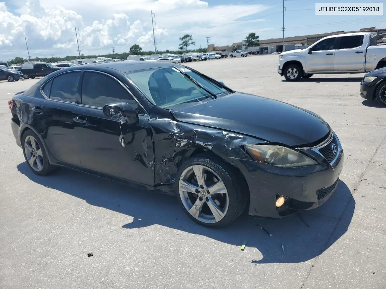 2013 Lexus Is 250 VIN: JTHBF5C2XD5192018 Lot: 62072985