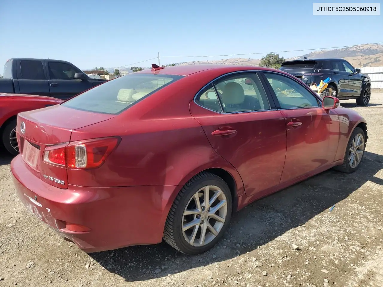 2013 Lexus Is 250 VIN: JTHCF5C25D5060918 Lot: 62581765