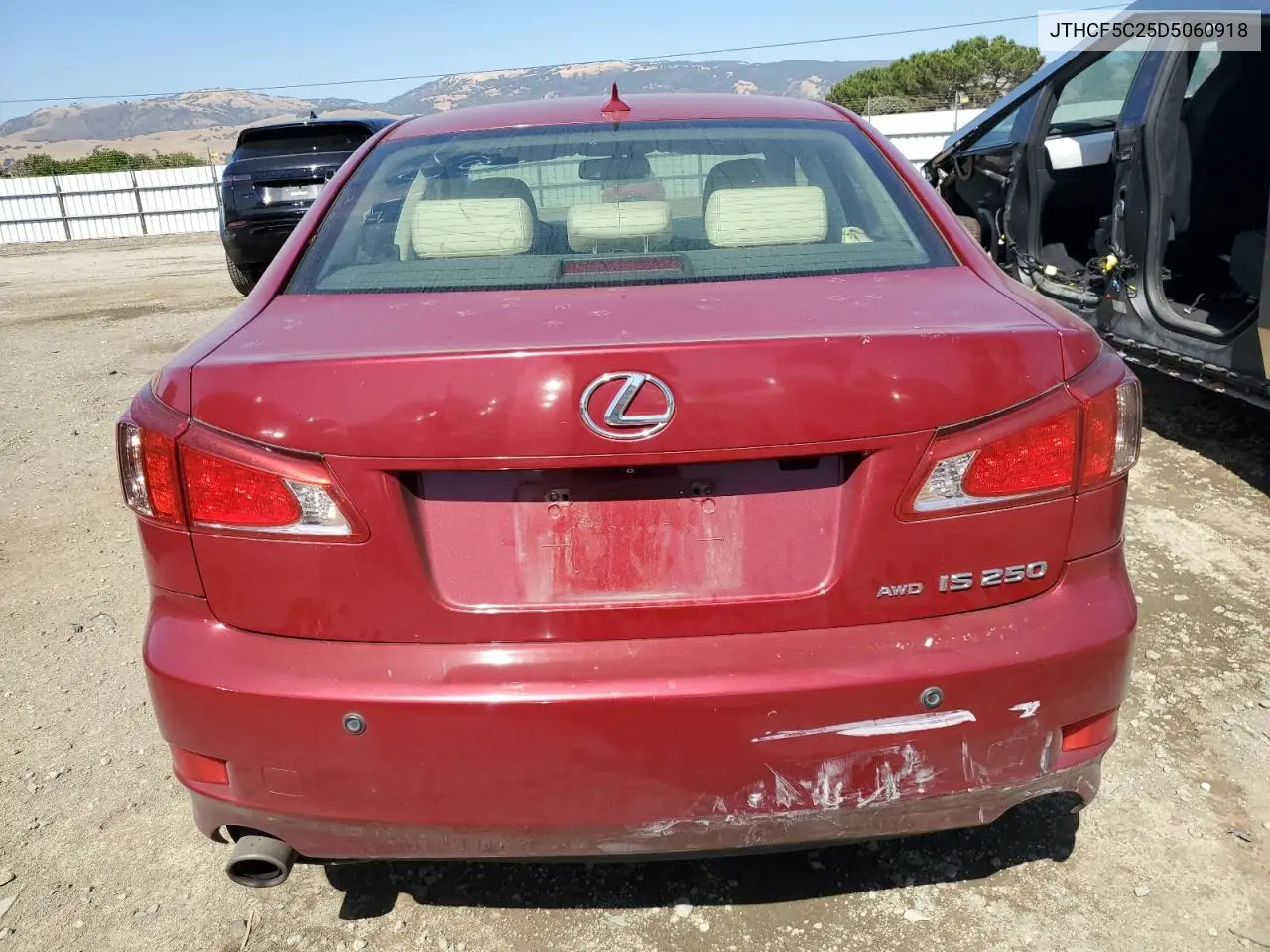 2013 Lexus Is 250 VIN: JTHCF5C25D5060918 Lot: 62581765
