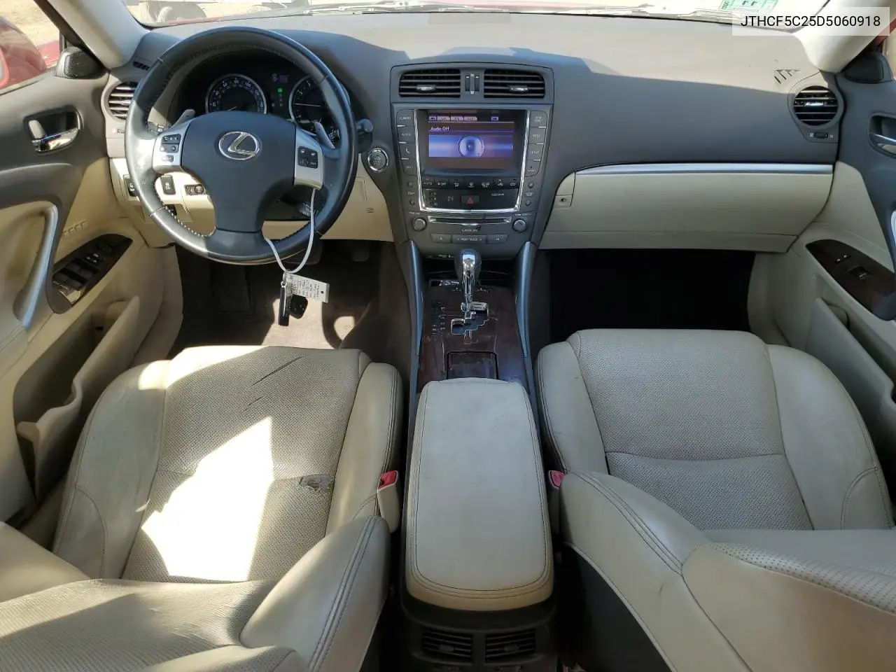 2013 Lexus Is 250 VIN: JTHCF5C25D5060918 Lot: 62581765