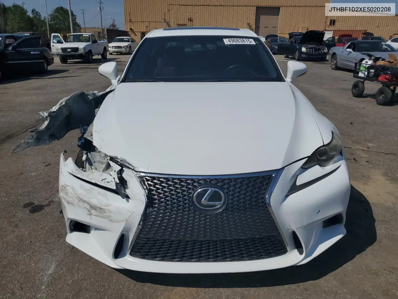 2014 Lexus Is 250 VIN: JTHBF1D2XE5020208 Lot: 49083815