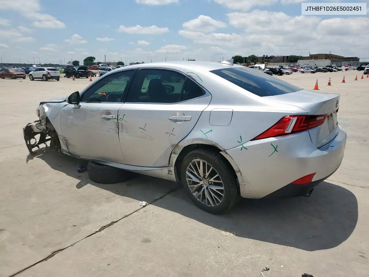2014 Lexus Is 250 VIN: JTHBF1D26E5002451 Lot: 54675165