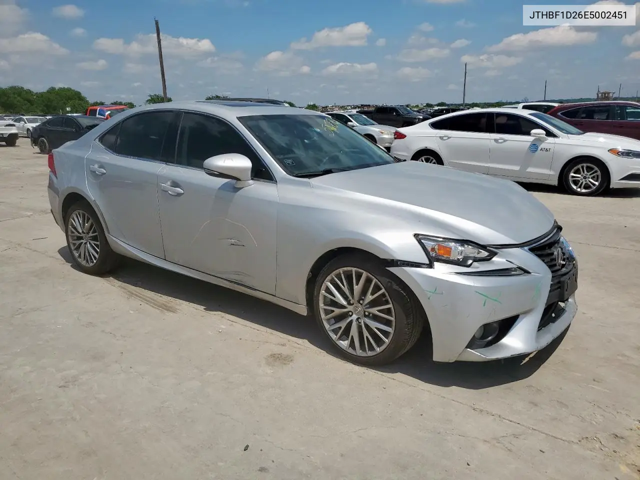 2014 Lexus Is 250 VIN: JTHBF1D26E5002451 Lot: 54675165