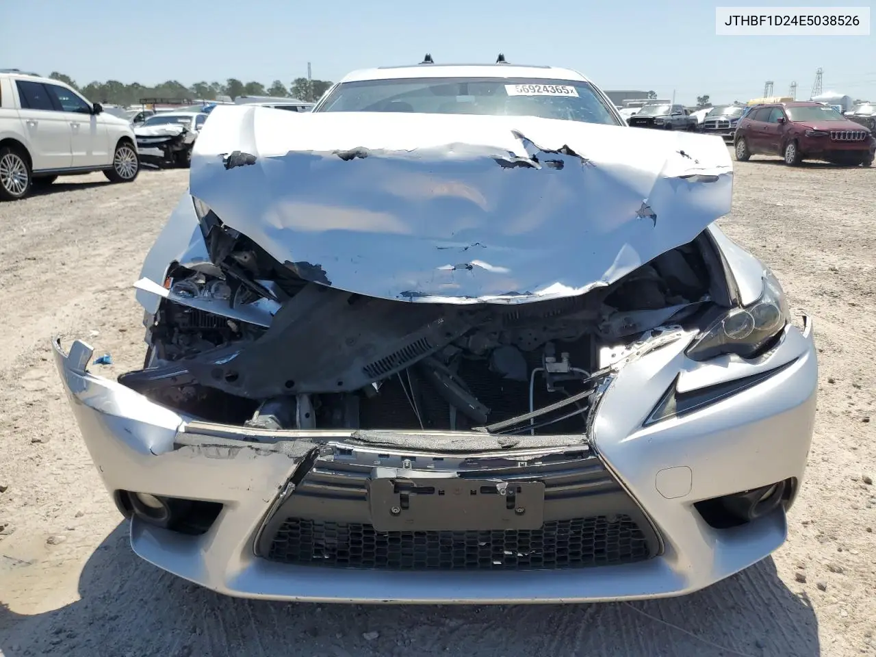 2014 Lexus Is 250 VIN: JTHBF1D24E5038526 Lot: 56924365