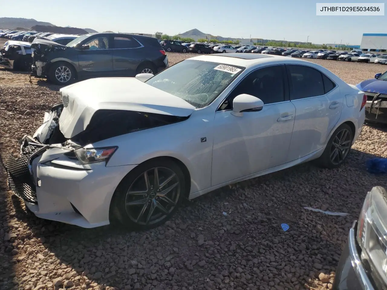 2014 Lexus Is 250 VIN: JTHBF1D29E5034536 Lot: 60901965