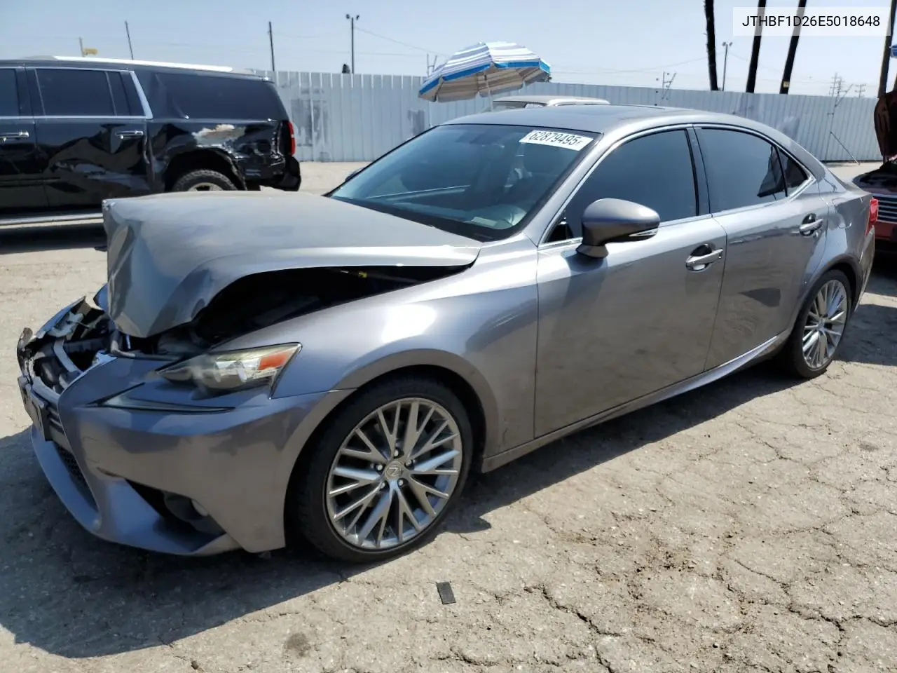 2014 Lexus Is 250 VIN: JTHBF1D26E5018648 Lot: 62879495