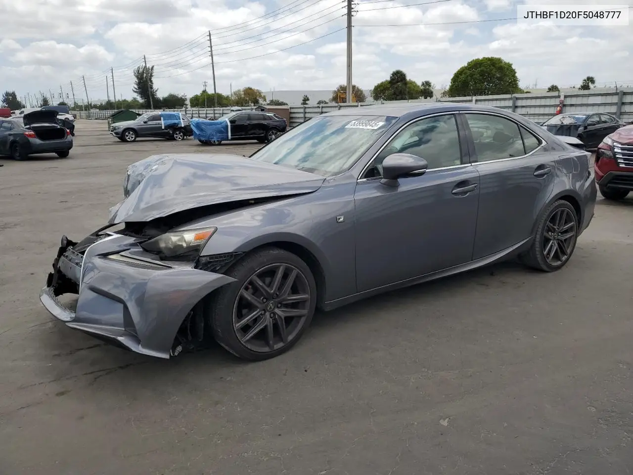 2015 Lexus Is 250 VIN: JTHBF1D20F5048777 Lot: 53999845
