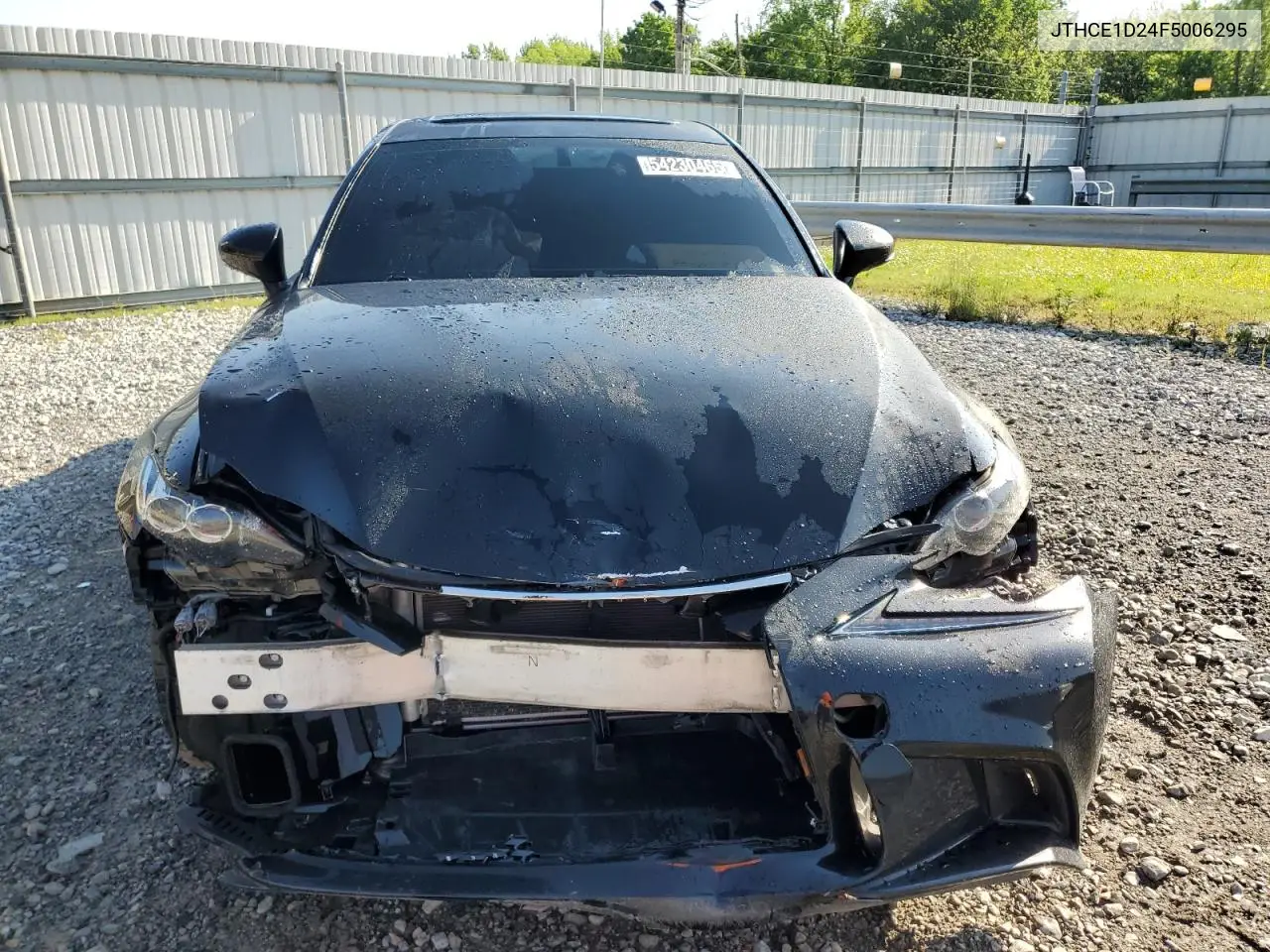 2015 Lexus Is 350 VIN: JTHCE1D24F5006295 Lot: 54230465