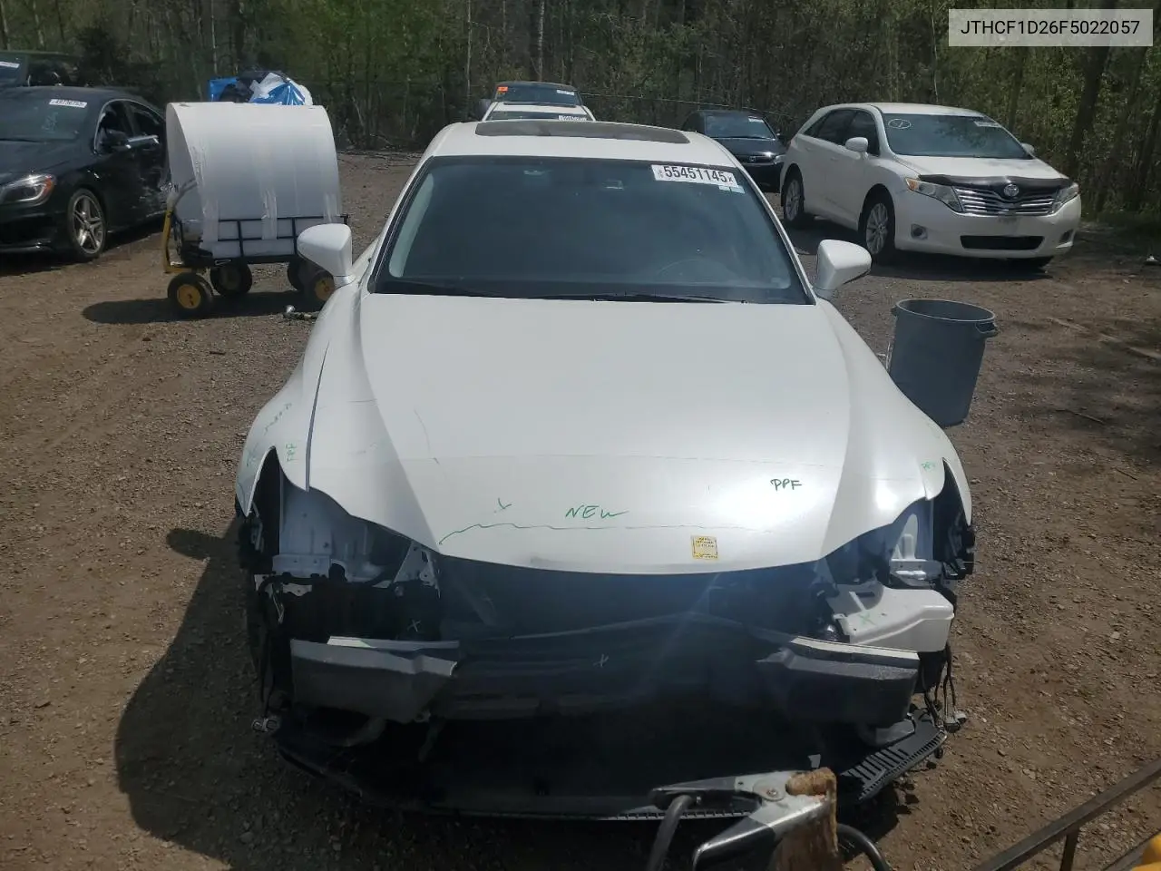 2015 Lexus Is 250 VIN: JTHCF1D26F5022057 Lot: 55451145