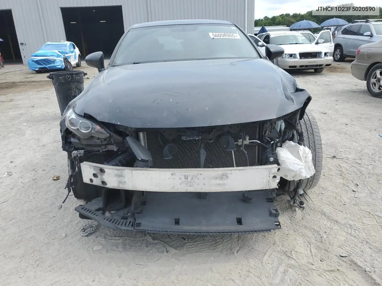 2015 Lexus Is 250 VIN: JTHCF1D23F5020590 Lot: 56098965