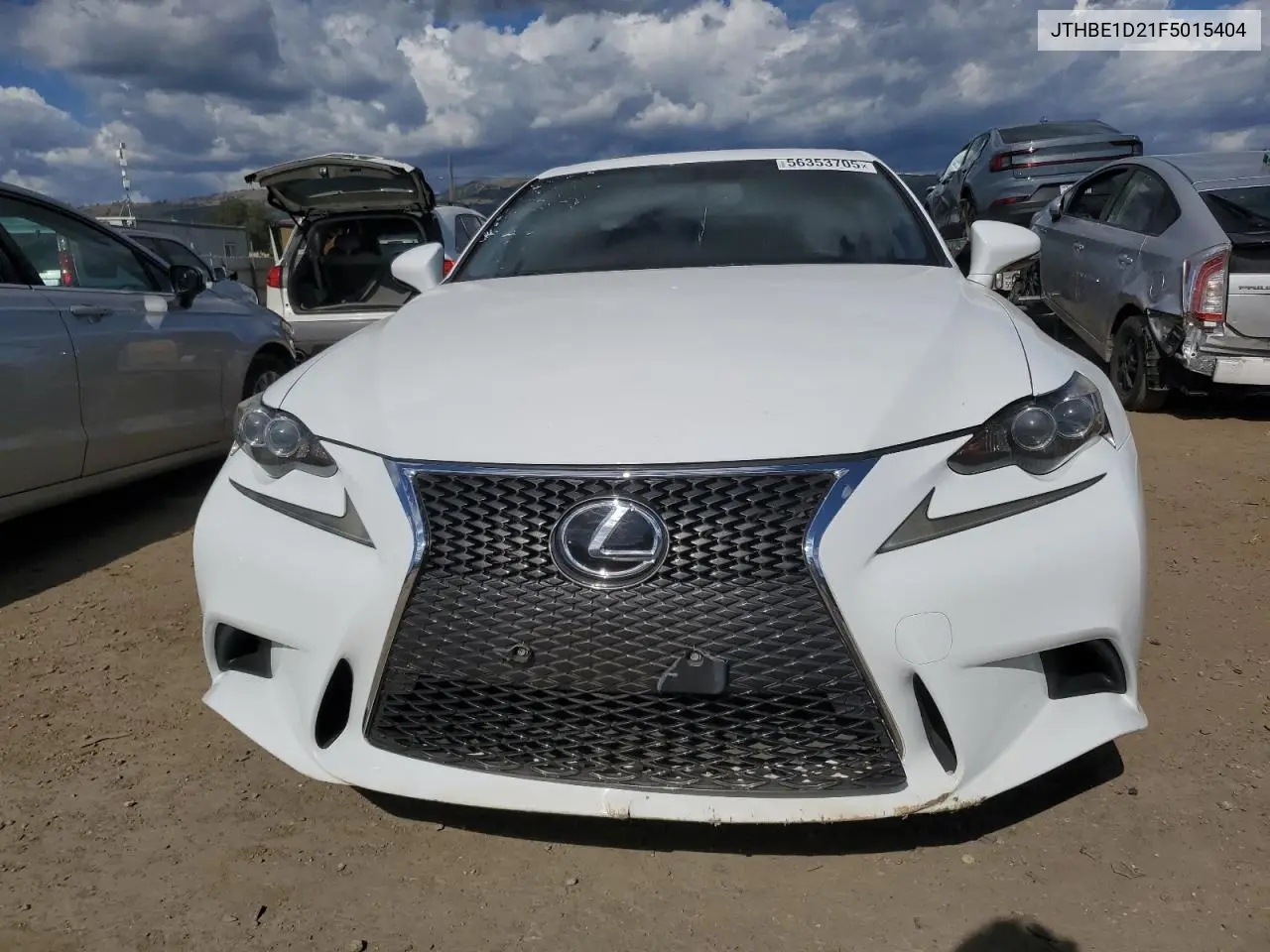 2015 Lexus Is 350 VIN: JTHBE1D21F5015404 Lot: 56353705
