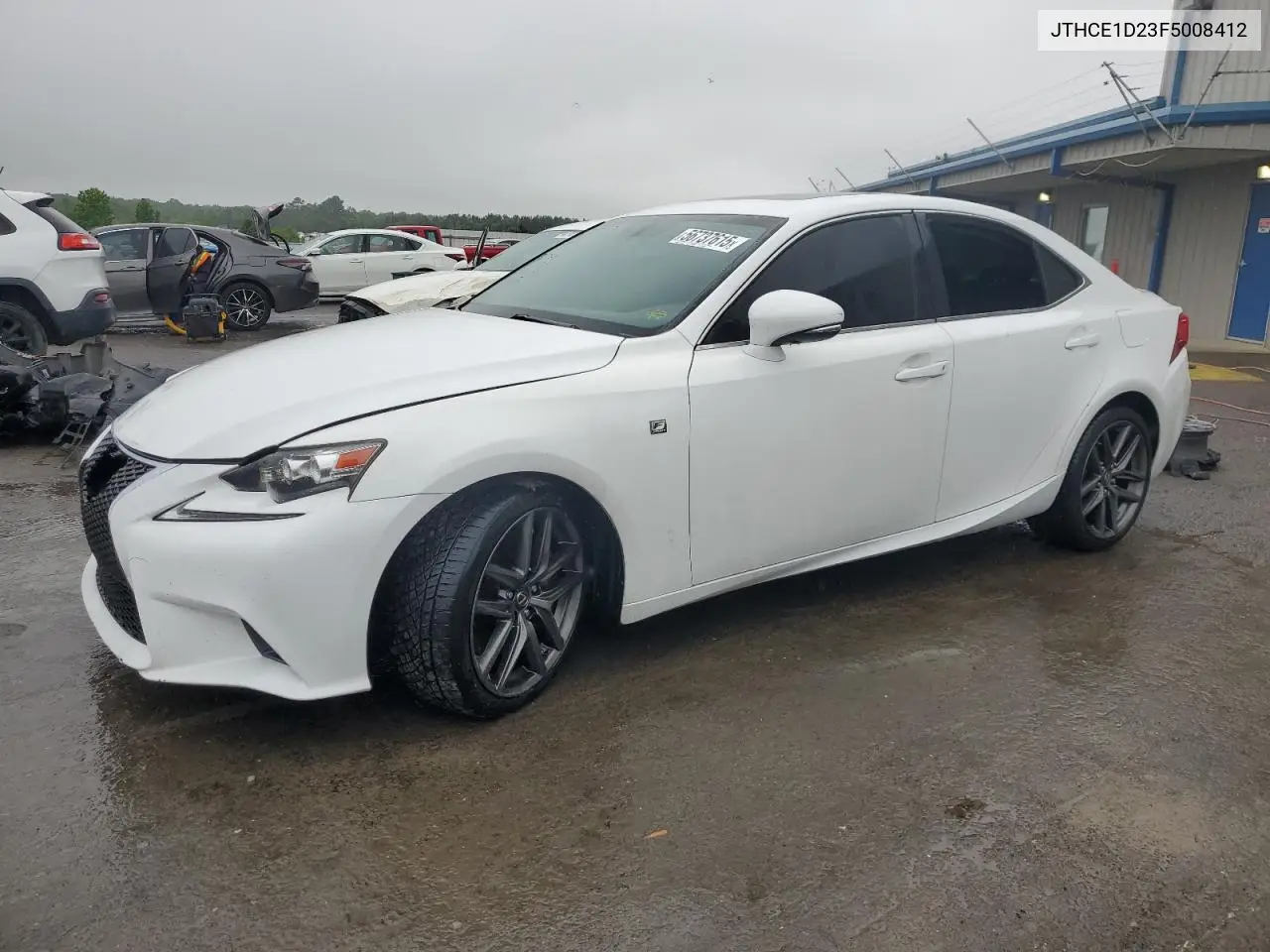 2015 Lexus Is 350 VIN: JTHCE1D23F5008412 Lot: 56737615