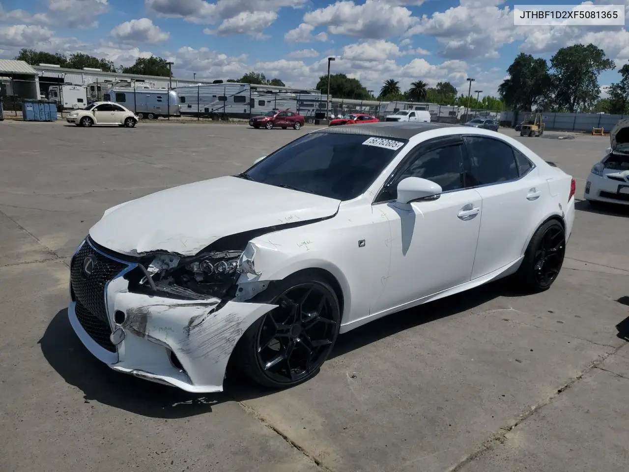 2015 Lexus Is 250 VIN: JTHBF1D2XF5081365 Lot: 56762605