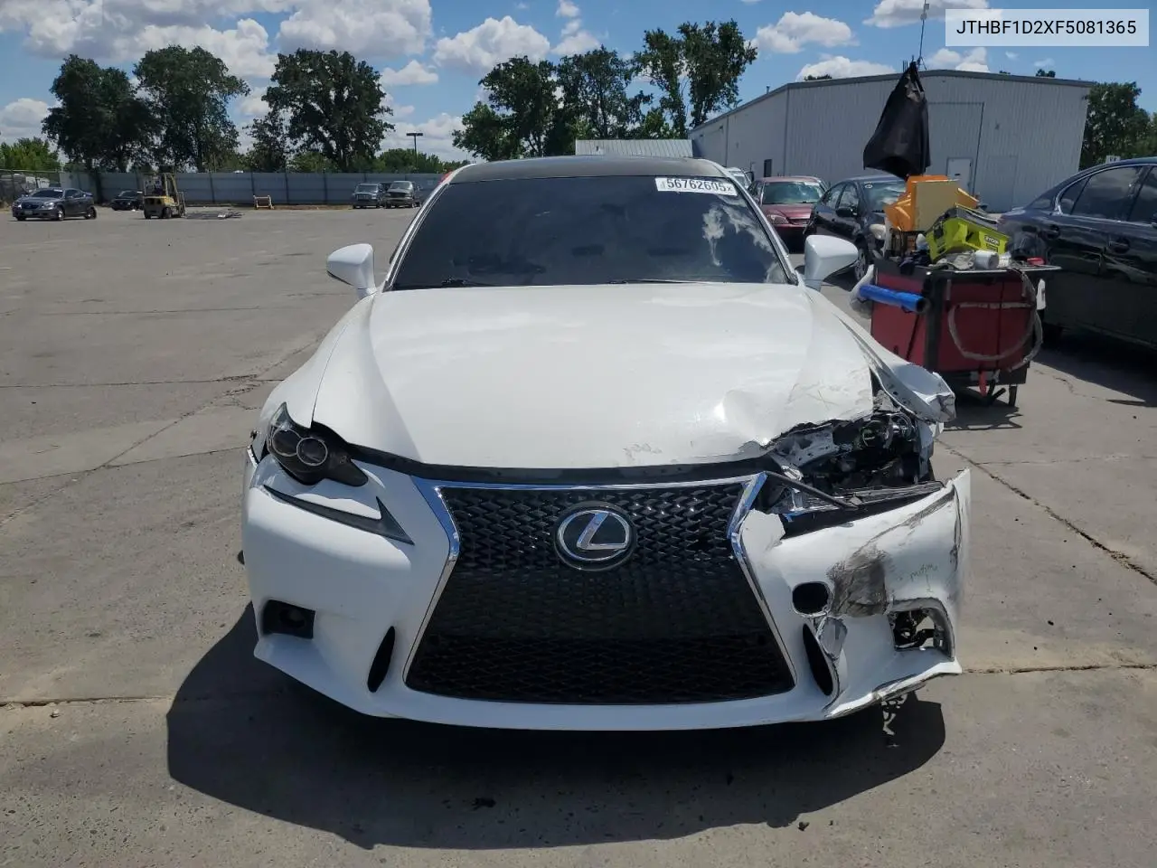 2015 Lexus Is 250 VIN: JTHBF1D2XF5081365 Lot: 56762605