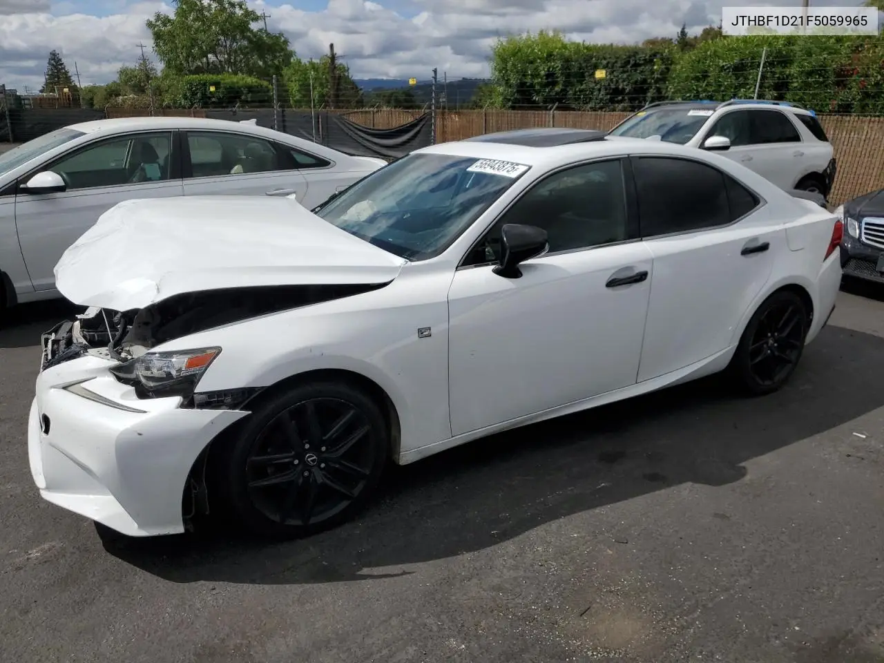 2015 Lexus Is 250 VIN: JTHBF1D21F5059965 Lot: 56943875