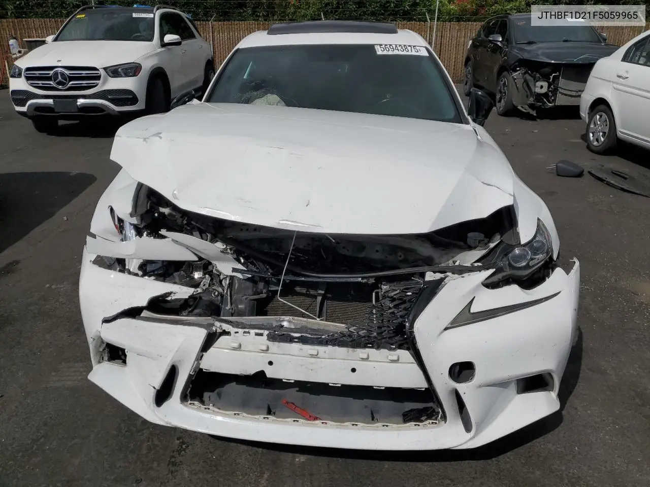 2015 Lexus Is 250 VIN: JTHBF1D21F5059965 Lot: 56943875