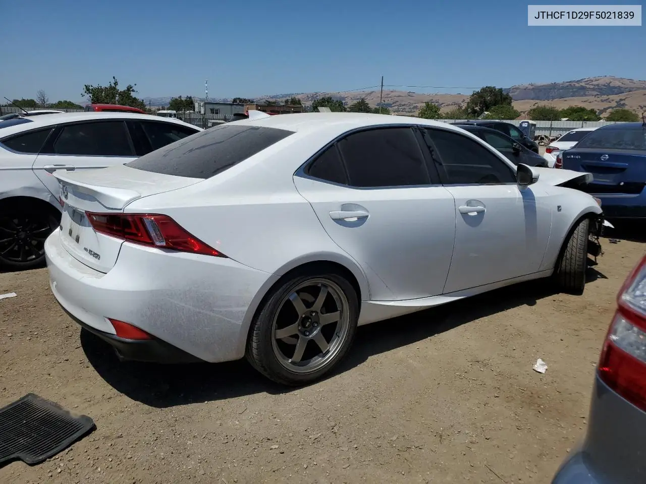 2015 Lexus Is 250 VIN: JTHCF1D29F5021839 Lot: 62196085