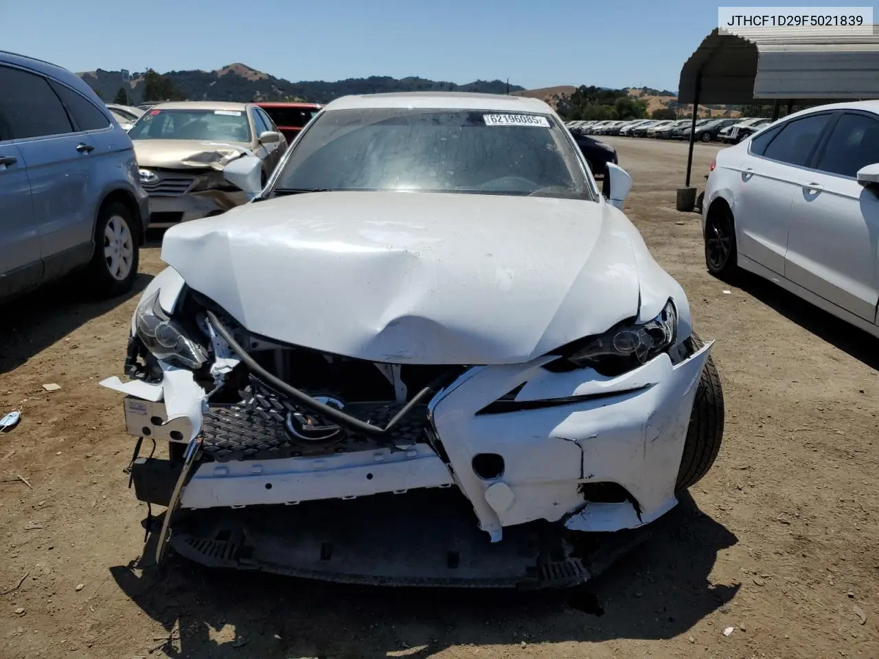 2015 Lexus Is 250 VIN: JTHCF1D29F5021839 Lot: 62196085