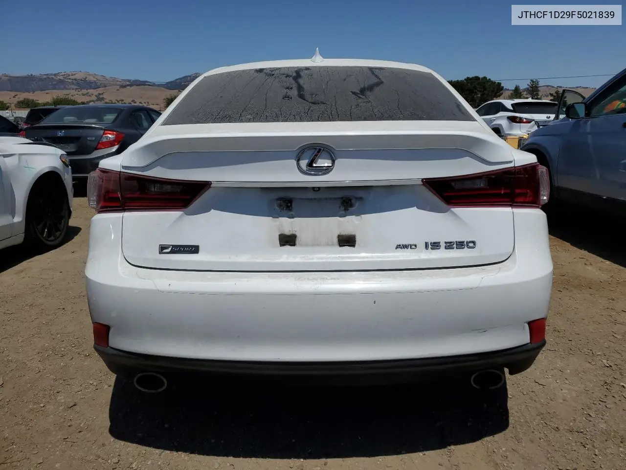 2015 Lexus Is 250 VIN: JTHCF1D29F5021839 Lot: 62196085