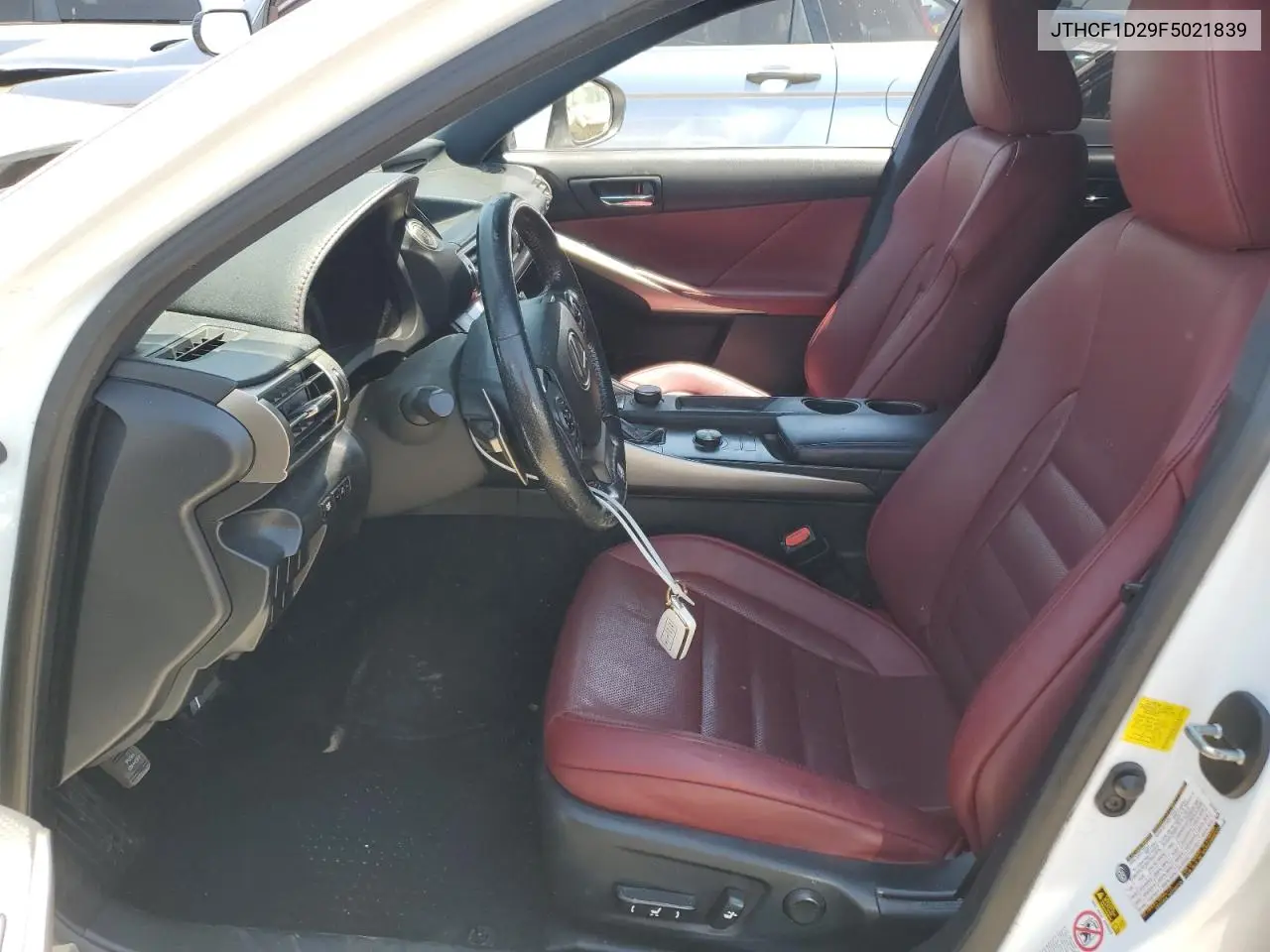 2015 Lexus Is 250 VIN: JTHCF1D29F5021839 Lot: 62196085