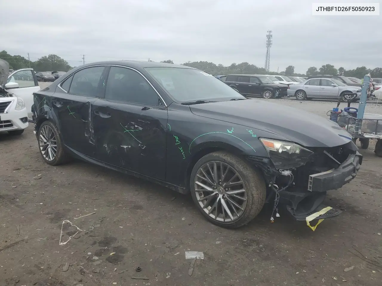 2015 Lexus Is 250 VIN: JTHBF1D26F5050923 Lot: 62883455