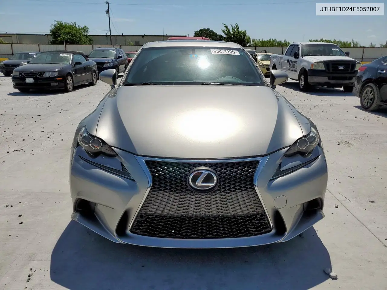 2015 Lexus Is 250 VIN: JTHBF1D24F5052007 Lot: 63071105