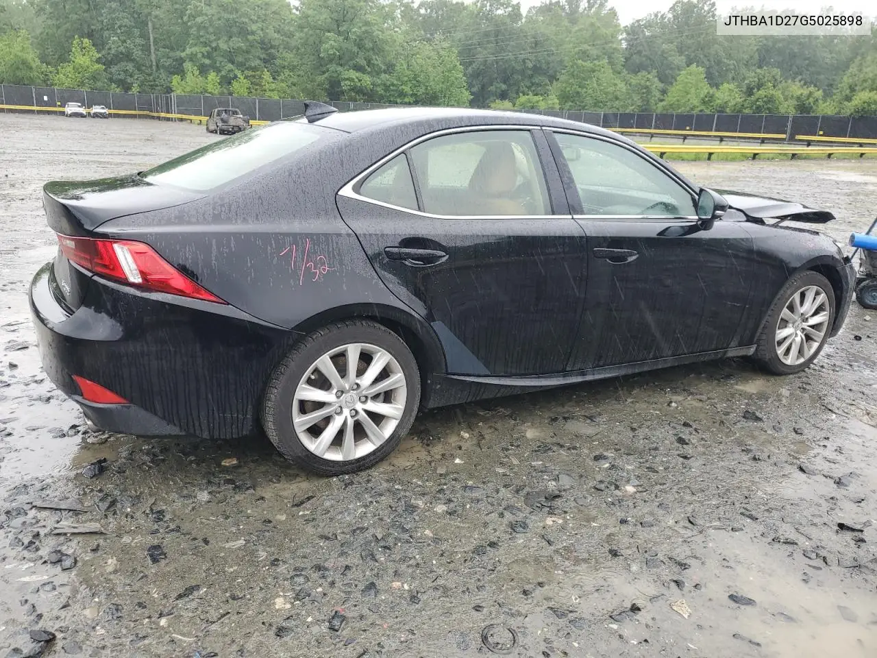 2016 Lexus Is 200T VIN: JTHBA1D27G5025898 Lot: 56044675