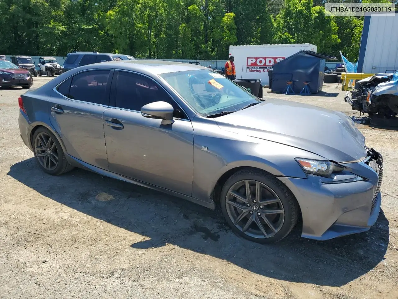 2016 Lexus Is 200T VIN: JTHBA1D24G5030119 Lot: 56073835