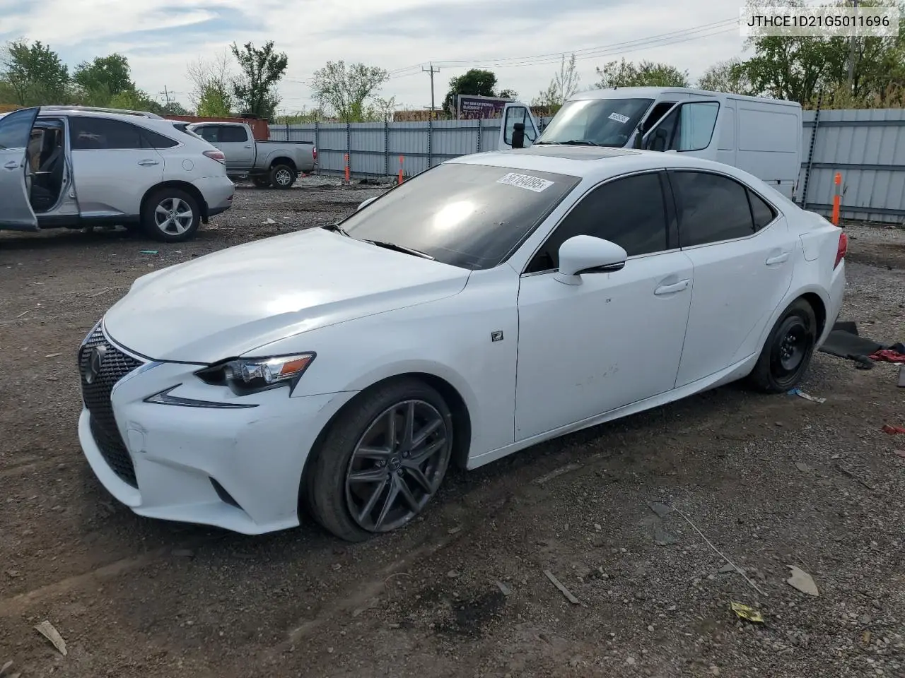 2016 Lexus Is 350 VIN: JTHCE1D21G5011696 Lot: 56164095