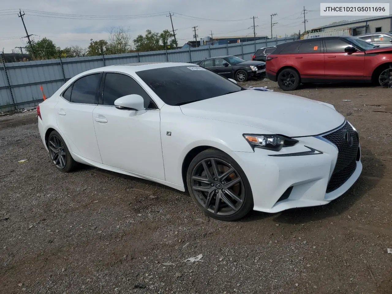 2016 Lexus Is 350 VIN: JTHCE1D21G5011696 Lot: 56164095