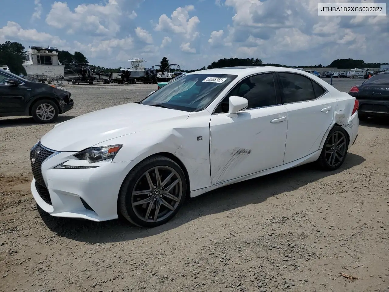 2016 Lexus Is 200T VIN: JTHBA1D2XG5032327 Lot: 62668755
