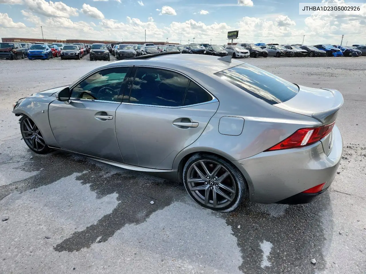 2016 Lexus Is 200T VIN: JTHBA1D23G5002926 Lot: 62740325