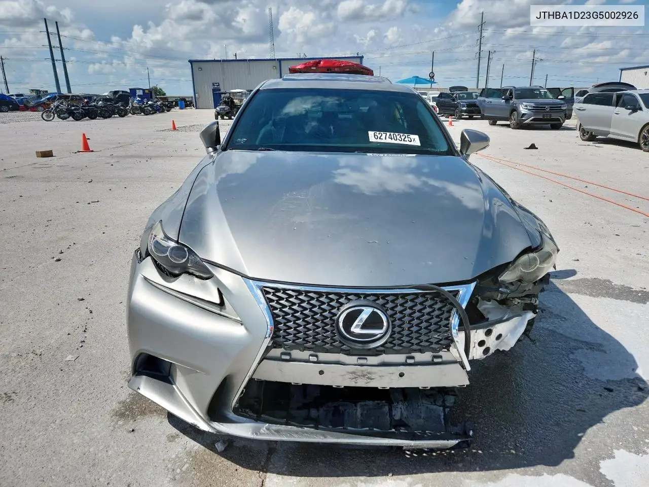 2016 Lexus Is 200T VIN: JTHBA1D23G5002926 Lot: 62740325