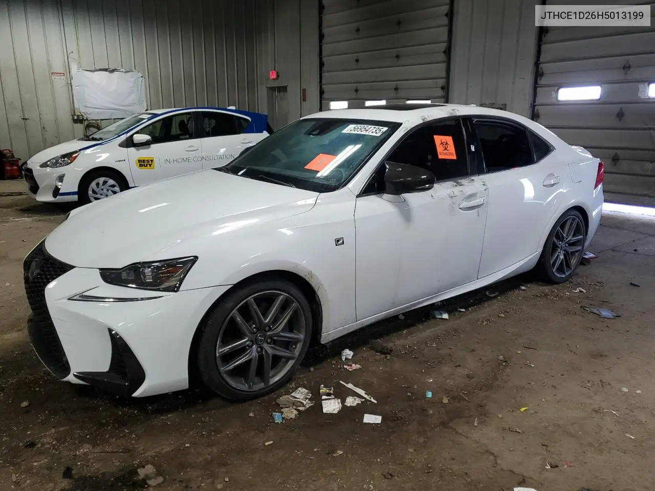 2017 Lexus Is 350 VIN: JTHCE1D26H5013199 Lot: 56954735