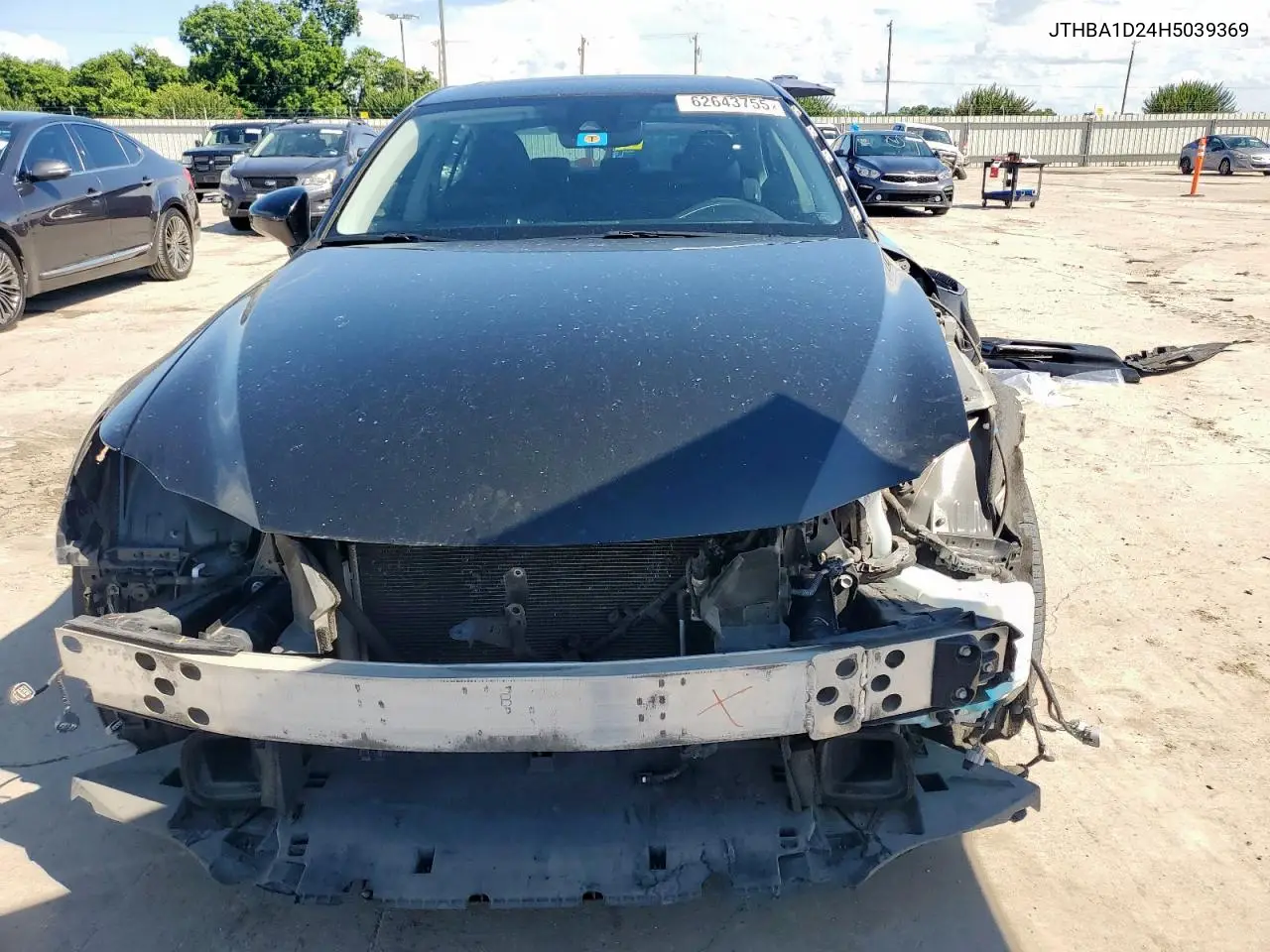 2017 Lexus Is 200T VIN: JTHBA1D24H5039369 Lot: 62643755
