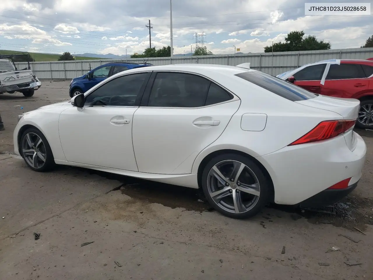 2018 Lexus Is 300 VIN: JTHC81D23J5028658 Lot: 61391055
