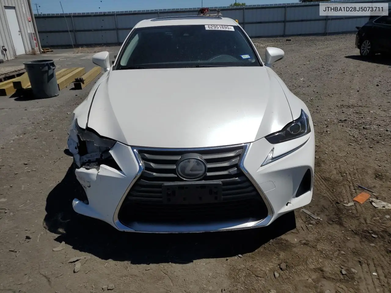 2018 Lexus Is 300 VIN: JTHBA1D28J5073711 Lot: 62951895
