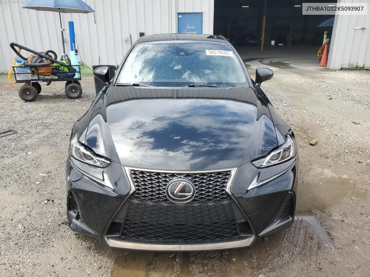 2019 Lexus Is 300 VIN: JTHBA1D22K5093907 Lot: 56519685