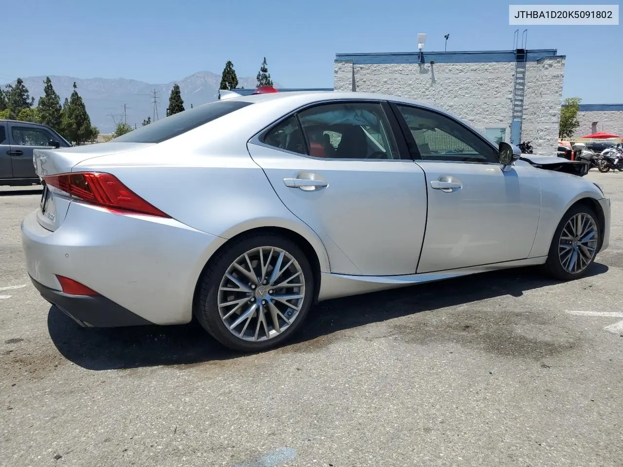 2019 Lexus Is 300 VIN: JTHBA1D20K5091802 Lot: 62429035