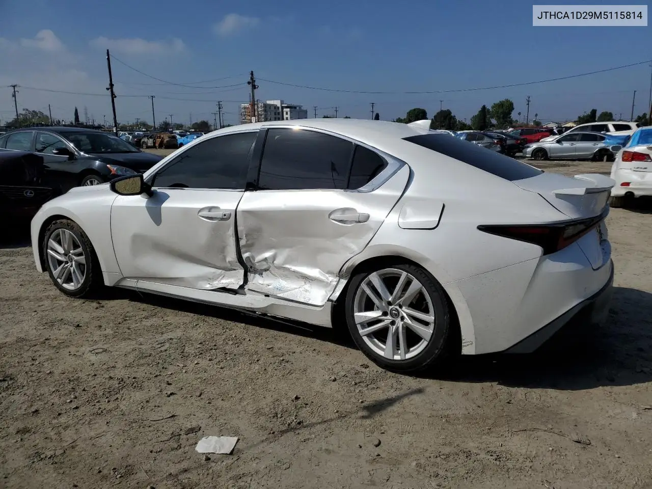 2021 Lexus Is 300 VIN: JTHCA1D29M5115814 Lot: 49497155