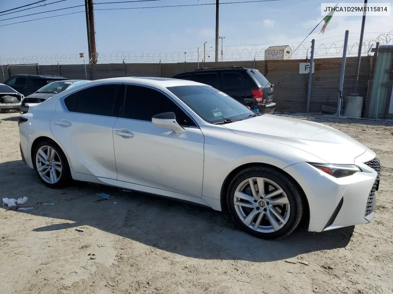 2021 Lexus Is 300 VIN: JTHCA1D29M5115814 Lot: 49497155