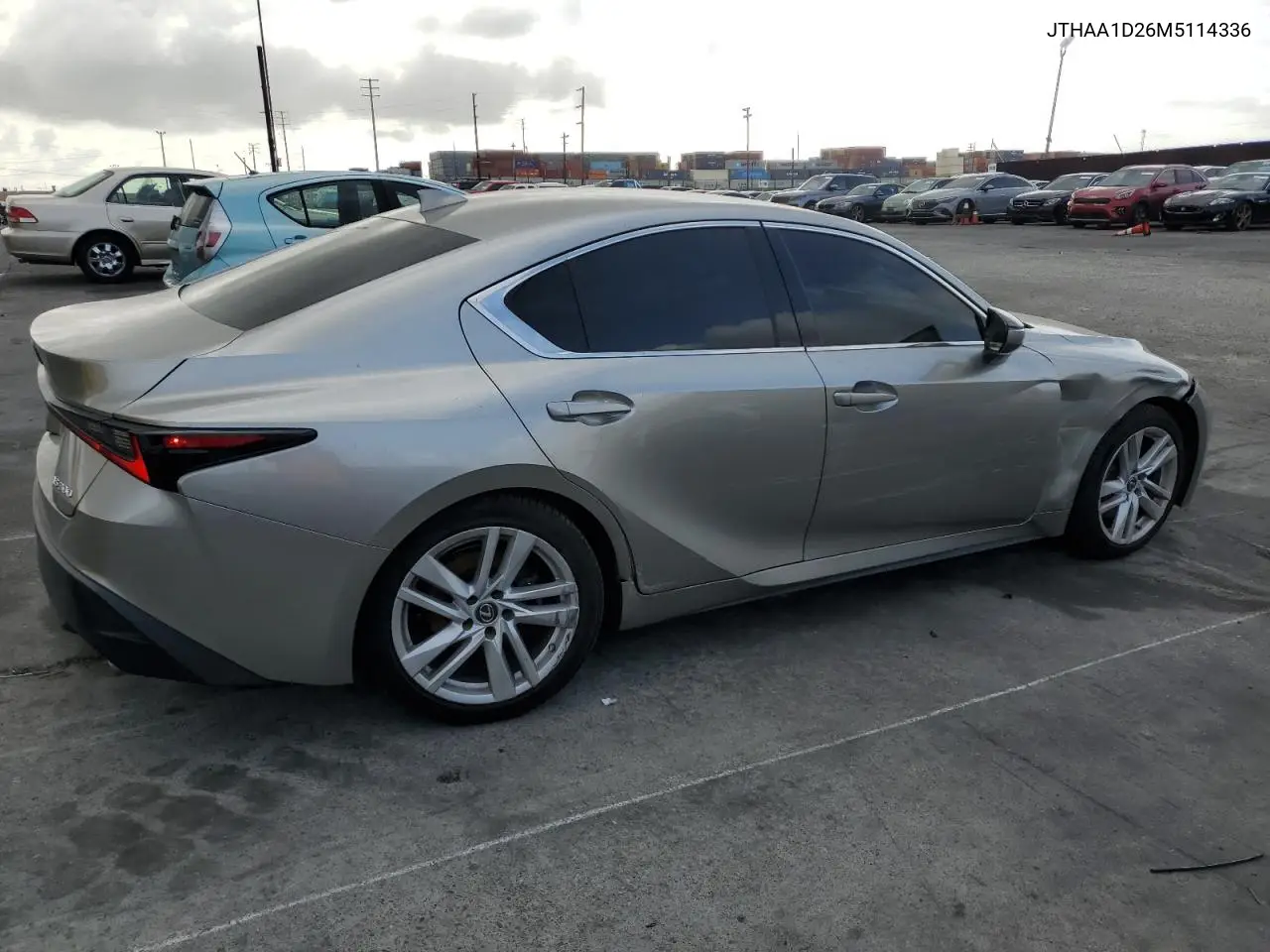 2021 Lexus Is 300 VIN: JTHAA1D26M5114336 Lot: 50260665