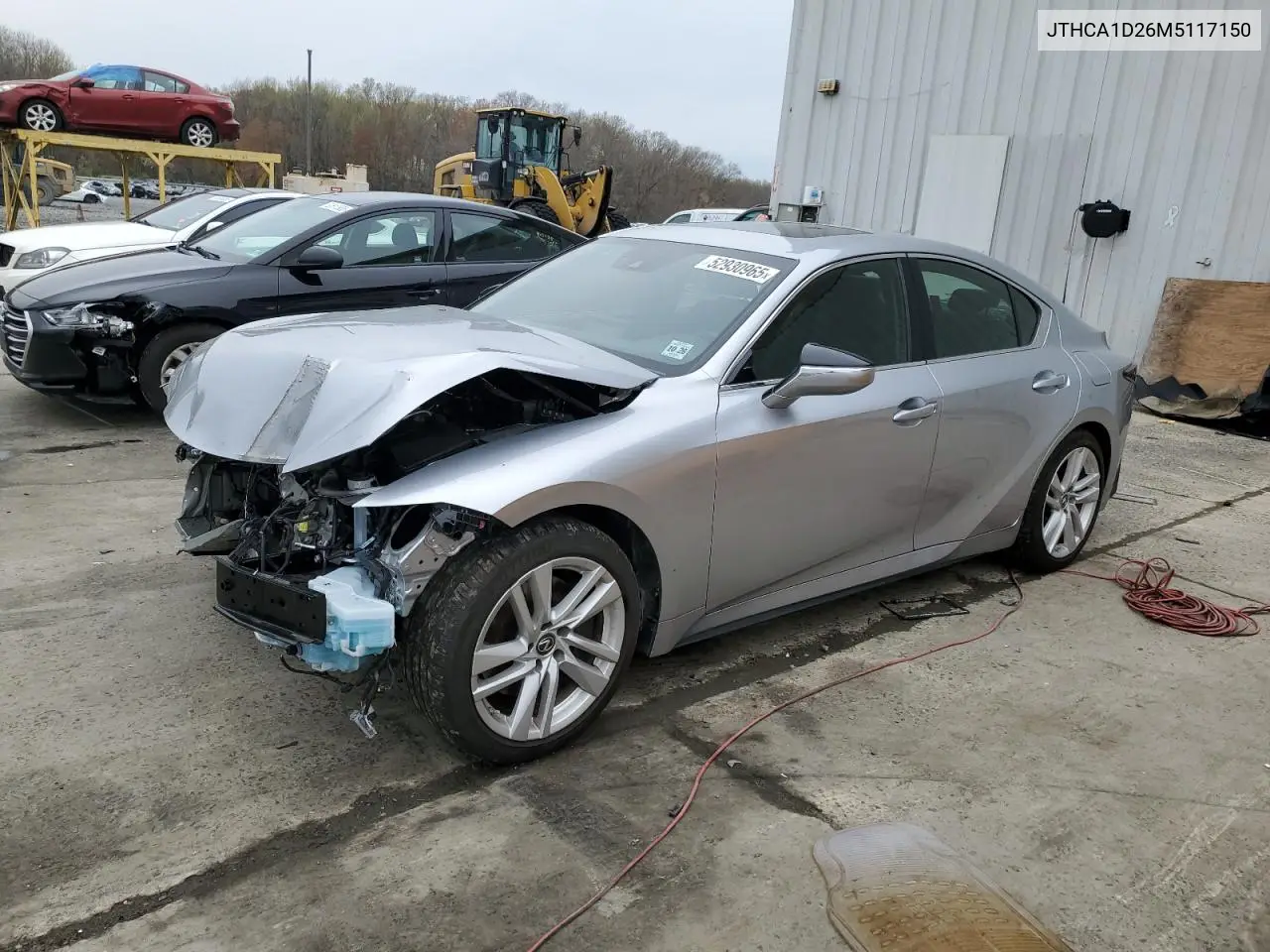 2021 Lexus Is 300 VIN: JTHCA1D26M5117150 Lot: 52930965