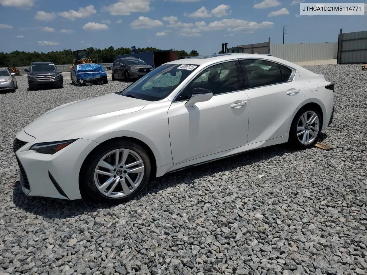 2021 Lexus Is 300 VIN: JTHCA1D21M5114771 Lot: 56099775