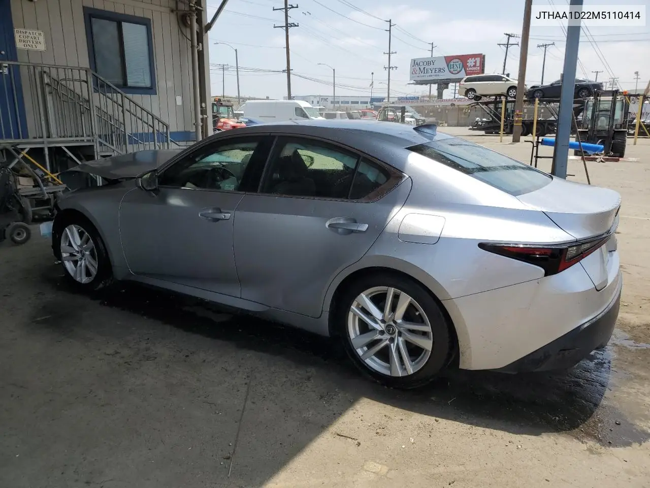 2021 Lexus Is 300 VIN: JTHAA1D22M5110414 Lot: 57652315