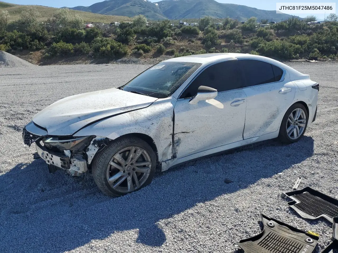 2021 Lexus Is 300 VIN: JTHC81F25M5047486 Lot: 58201405