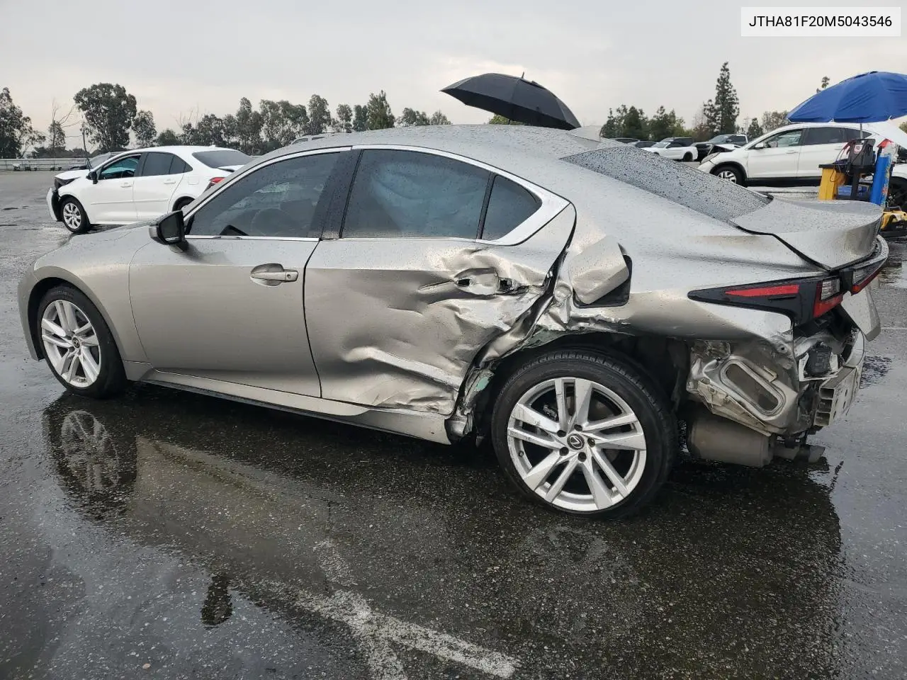 2021 Lexus Is 300 VIN: JTHA81F20M5043546 Lot: 59564445